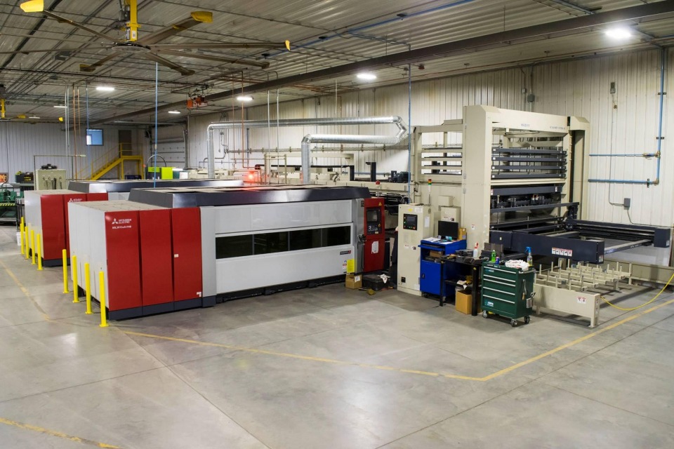 Inside the M3 Fab and Powder Coating facility